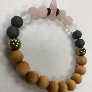 Handmade semi precious gemstone bracelet